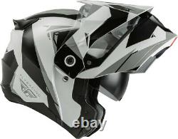 Fly Racing Odyssey Summit Modular Helmet (Black/White/Grey) XL