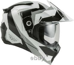 Fly Racing Odyssey Summit Modular Helmet (Black/White/Grey) XS