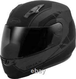 GMAX MD-04 Modualar Dual Sport Helmet (Matte Black/Grey, Large)