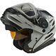 Gmax Gray/silver Md01s Modular Descendant Snow Helmet Withelectric Shield(adult S)