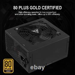 GOLDEN FIELD GPG 80+ Gold 750W PC Power Supply Unit, Fully Modular, Active PFC
