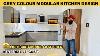 Grey Acrylic Kitchen Cabinets Modular Kitchen Designs With Price