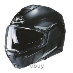 HJC Adult i100 Beis Modular Helmet Street Black/Grey Sm
