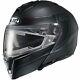 Hjc Black/dark Gray I90 Devan Modular Snow Helmet-electric (large) 0615-754