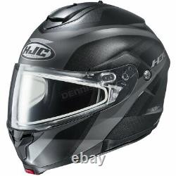 HJC Black/Gray C91MC-5SF Modular Snow Helmet withDual Lens Shield(Adult M)2107-753