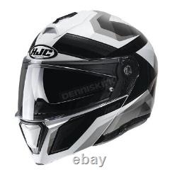 HJC Black/White/Gray i90 Lark MC10 Helmet 1620-906