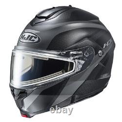 HJC C91 Electric Modular Taly Snow Helmet Black/Grey Semi Flat Sm