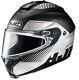 Hjc C91 Prod Modular Snow Helmet Withdual Pane Shield Black/white/gray