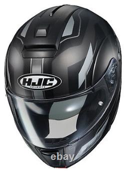 HJC CL-MAX3 Flow Motorcycle Helmet Semi Flat Matte Gray XS Modular Sunscreen