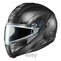 HJC CL-MAX3 Gallant Snowmobile Helmet Gray / Black LG Large Modular Sunscreen