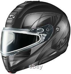 HJC CL-MAX3 Gallant Snowmobile Helmet Gray / Black MD Medium Modular Sunscreen