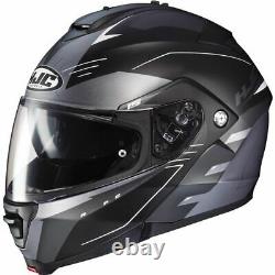 HJC IS-MAX II IS-MAX 2 CORMI Grey White Black Helmet L Large Modular Flip