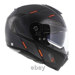 HJC RPHA 90s Modular Helmet Bekavo MC6 Matt Gray Black Orange