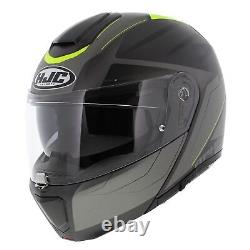 HJC RPHA 90s Modular Helmet Cadan MC3 Matt Black Gray Yellow Size S