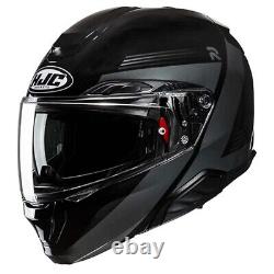 HJC RPHA 91 Abbes Black Grey Modular Helmet New! Fast Shipping