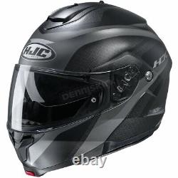 HJC Semi-Flat Black/Gray C91 Taly MC5SF Modular Helmet (2XL) 2106-756