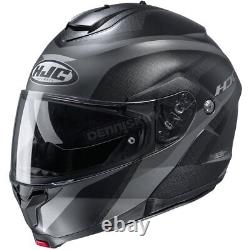 HJC Semi-Flat Black/Gray C91 Taly MC5SF Modular Helmet (Adult 5X-L) 2106-759