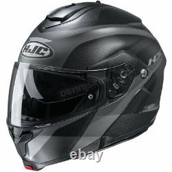 HJC Semi-Flat Black/Gray C91 Taly MC5SF Modular Helmet (Large) 2106-754