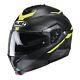 Hjc Semi-flat Black/gray/ Hi-viz C91 Karan Mc3h Helmet 2110-736