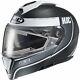 Hjc Semi-flat Black/gray I90 Devan Modular Snow Helmet-electric (2xl) 0615-706