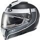 Hjc Semi-flat Black/gray I90 Devan Modular Snow Helmet-electric (lrg) 0615-704
