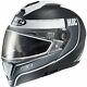 Hjc Semi-flat Black/gray I90 Devan Modular Snow Helmet Withdual Lens Shield (xl)