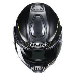 HJC Semi-Flat Gray/Black/Hi-Viz RPHA-91 Modular Combust MC3H Helmet 1813-734