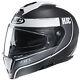 Hjc Semi-flat White/gray/black I90 Davan Mc-10sf Helmet (size M) 1614-703
