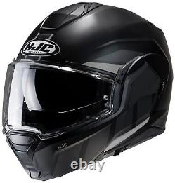 HJC i100 Beis Motorcycle Helmet Gray/Black
