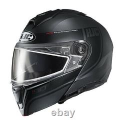 HJC i90 Modular Davan Snow Helmet withDual Pane Shield Black/Grey Lg