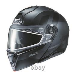 HJC i90 Syrex Modular Snow Helmet Black/Grey 2X
