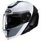 Hjc I91 Bina Black White Modular Helmet New! Fast Shipping