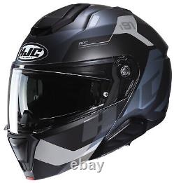 HJC i91 Modular Motorcycle Helmet Carst MC-5Sf Gray XLarge