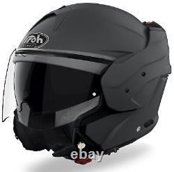 Helmet Modular Airoh MATHISSE Grey Matt Chin Tipper Size XXL