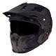 Helmet Modular Mt Helmets Streetfighter Sv S Darkness A2 Black Gray Matt