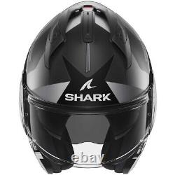 Helmet Modular Shark EVO GT Tekline Grey Black Chin Tipper TG M