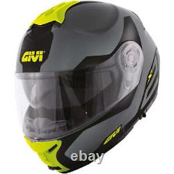 Helmet Modular X21 Challenger Spirit Black Gray Yellow GIVI Size M