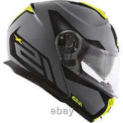 Helmet Modular X21 Challenger Spirit Black Gray Yellow GIVI Size XXL