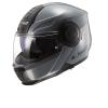 Ls2 Horizon Solid Modular Motorcycle Helmet With Sunshield Matte Black Xs