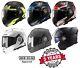 Ls2 Ff901 Advant X Ece22.06 Fibreglass Flip Front Full Face Motorcycle Helmet