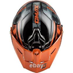 MD-74 Striker Modular Helmet withSmoke Shield Black/Grey/Orange XL M17411257