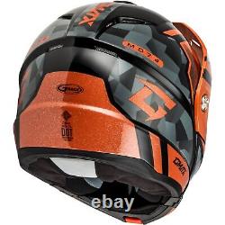 MD-74 Striker Modular Helmet withSmoke Shield Black/Grey/Orange XL M17411257