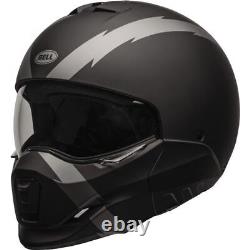 Matte Black/Grey Sz M Bell Helmets Broozer Arc Modular Helmet
