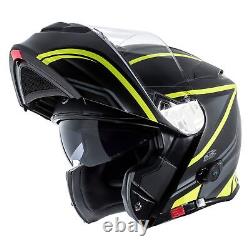 Modular Helmet T-28B Vapor 2X-Large Black/Hi-Viz YellowithGray Modular Helmet w