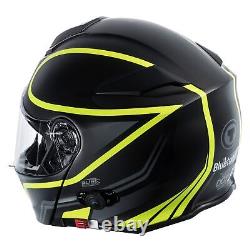 Modular Helmet T-28B Vapor Medium Black/Hi-Viz YellowithGray Modular Helmet w
