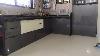 Modular Kitchen Dark Grey And White Combination Wardha Mh