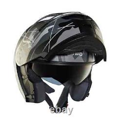 Modular Lightwing Helmet Multicamo Matt Black & Grey For Royal Enfield