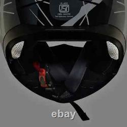 Modular Lightwing Helmet Multicamo Matt Black & Grey For Royal Enfield