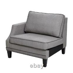 Modular Sofa Left Arm Grey 339