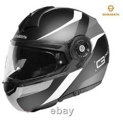 Motorcycle Helmet Modular Fiber Glass SCHUBERTH C3 PRO Sextant Grey/Matte Black